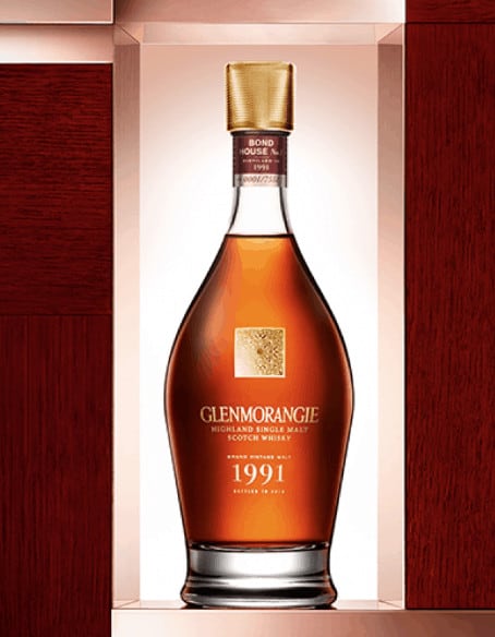 Bottle from the Scottish Glenmorangie Distillery