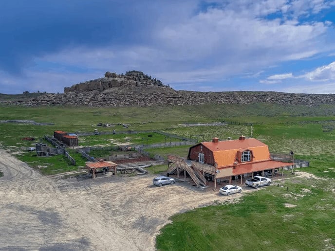 Homes of Presidential candidate Kanye West in Wyoming