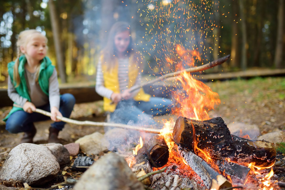 Children-having-fun-at-camp-fire