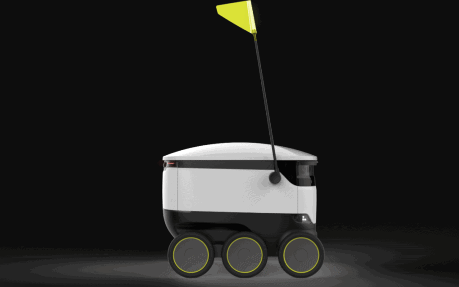 Robot delivery service inspired by covid-19