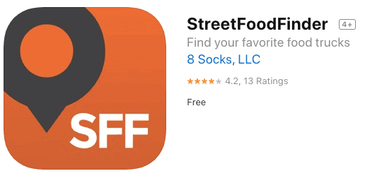 Street food finder app