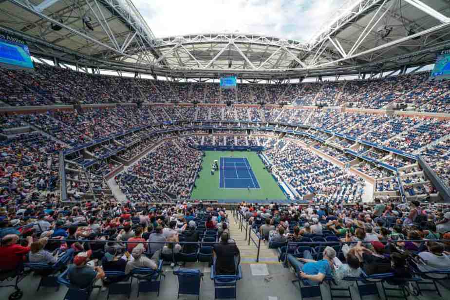 U.S. Open tennis tournament at Arthur Ashe