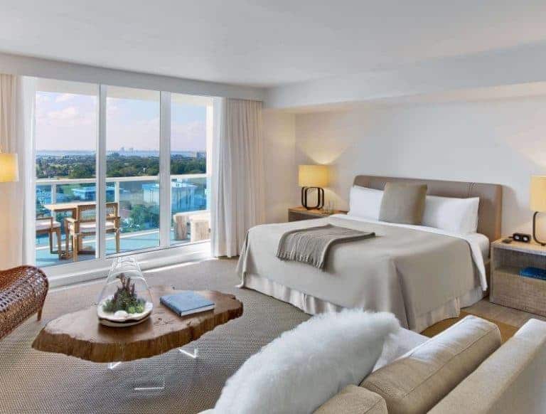 hotel suite at 1 Hotel resort, Miami Beach