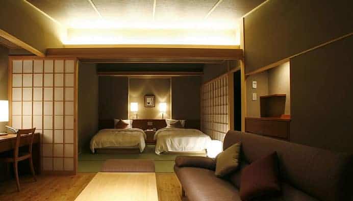 room at Ryokan in Japan