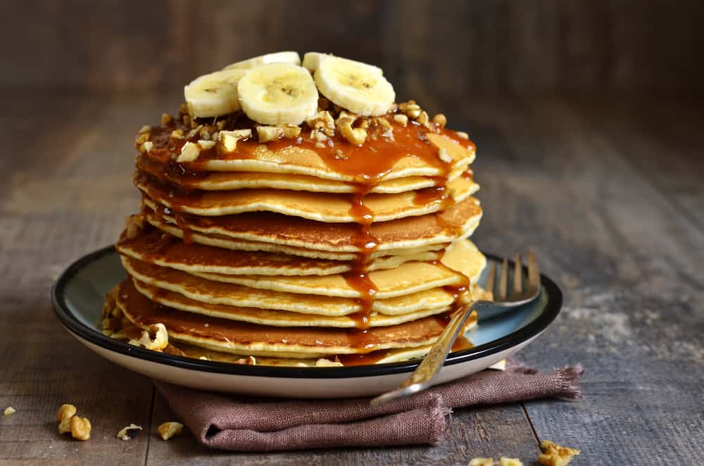 Pancakes makes a great safer at home meal